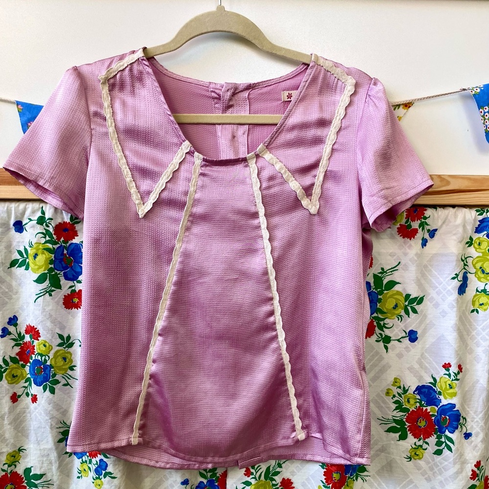 Anthropologie Tulle Top